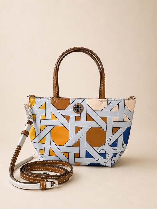 Tory Burch Handbags - NWT TORY BURCH NYLON PRINTED MINI TOTE